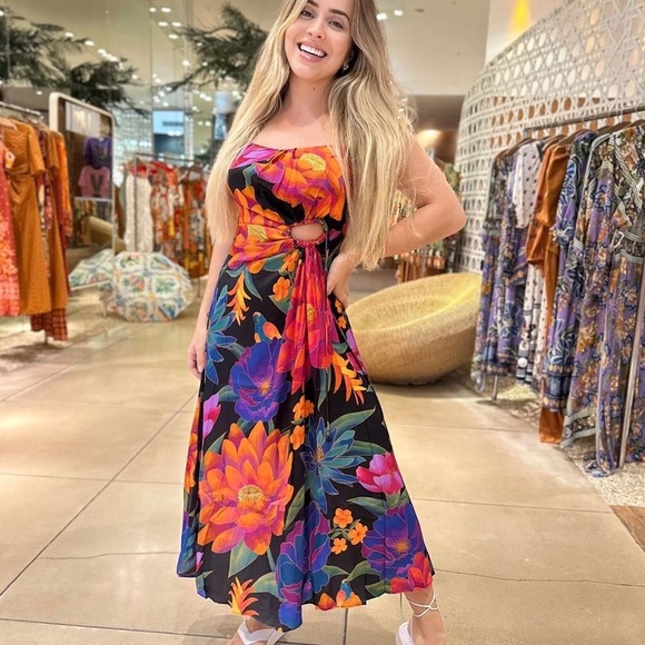 NWT Farm Rio Dress - Picture 6 of 11